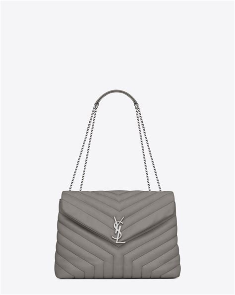 Saint Laurent Loulou Medium Chain Bag Matelasse Y 